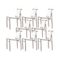 Modern Style Side Chair Faux Leather Open Back Dining Chair for Home White 8 Piece Set Clearhalo 'Dining Chairs' 'Dining Tables & Seating' 'dining_chair' 'furn' 'furn_dining_chair' 'Furniture' 'Kitchen & Dining Furniture' 6962831