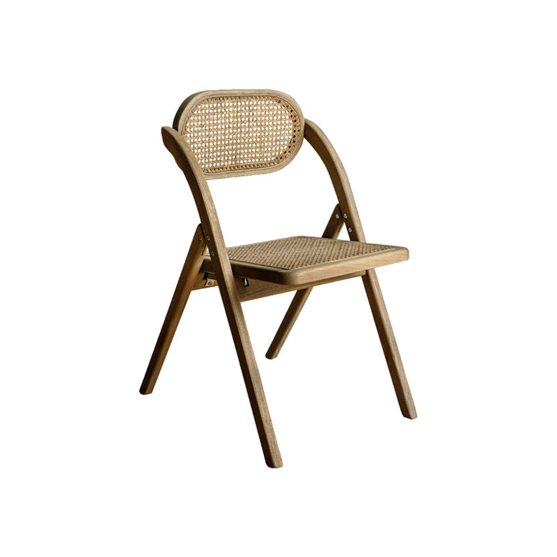 Solid Wood Side Chair Modern Folding Dining Chair for Living Room Camel 1 Piece Clearhalo 'Dining Chairs' 'Dining Tables & Seating' 'dining_chair' 'furn' 'furn_dining_chair' 'Furniture' 'Kitchen & Dining Furniture' 6962839