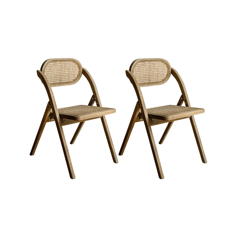 Solid Wood Side Chair Modern Folding Dining Chair for Living Room Camel 2 Piece Set Clearhalo 'Dining Chairs' 'Dining Tables & Seating' 'dining_chair' 'furn' 'furn_dining_chair' 'Furniture' 'Kitchen & Dining Furniture' 6962840