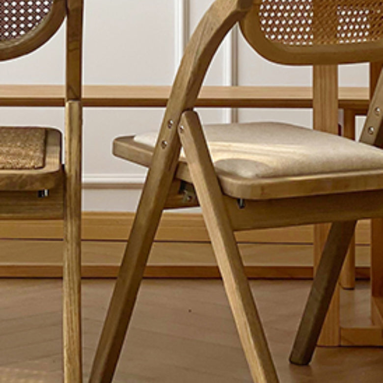 Solid Wood Side Chair Modern Folding Dining Chair for Living Room Clearhalo 'Dining Chairs' 'Dining Tables & Seating' 'dining_chair' 'furn' 'furn_dining_chair' 'Furniture' 'Kitchen & Dining Furniture' 6962852