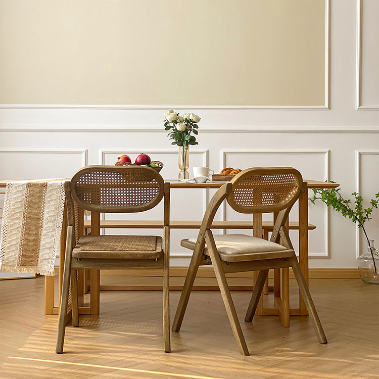 Solid Wood Side Chair Modern Folding Dining Chair for Living Room Clearhalo 'Dining Chairs' 'Dining Tables & Seating' 'dining_chair' 'furn' 'furn_dining_chair' 'Furniture' 'Kitchen & Dining Furniture' 6962857