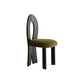 Modern Side Chair Velvet Wooden Base Dining Chair for Living Room Black 1 Piece Clearhalo 'Dining Chairs' 'Dining Tables & Seating' 'dining_chair' 'furn' 'furn_dining_chair' 'Furniture' 'Kitchen & Dining Furniture' 6962889