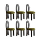 Modern Side Chair Velvet Wooden Base Dining Chair for Living Room Black 6 Piece Set Clearhalo 'Dining Chairs' 'Dining Tables & Seating' 'dining_chair' 'furn' 'furn_dining_chair' 'Furniture' 'Kitchen & Dining Furniture' 6962896