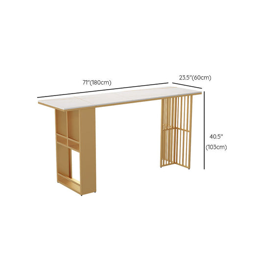 Industrielle Rechteck -Stabhöhe Tisch Doppelpodest Stabstab mit Lagerung