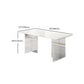 Mesa de comedor de piedra rectangular moderna 1/2/5/7 piezas de comedor juego para cocina