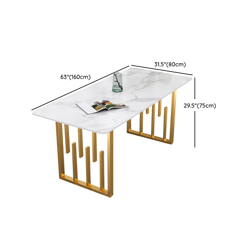Mesa de comedor de piedra rectangular nórdico 1/2/5/7 piezas de comedor para comedor