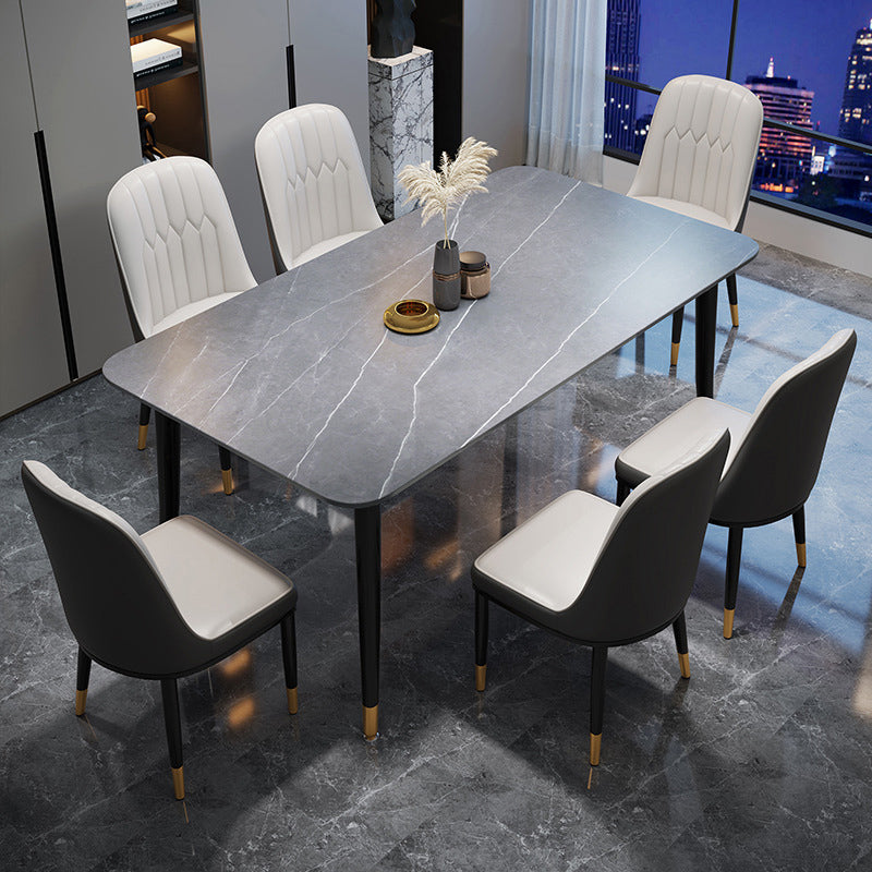 Tavolo da pranzo Simplicity Dining Room Tavolo da pranzo in pietra a 4 gambe
