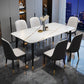 Tavolo da pranzo Simplicity Dining Room Tavolo da pranzo in pietra a 4 gambe