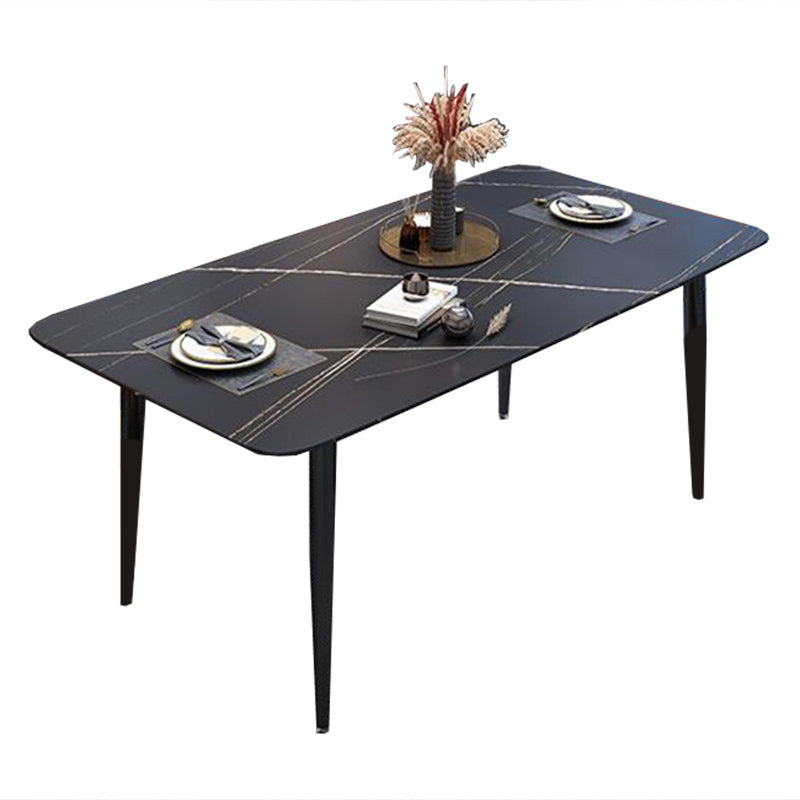 Tavolo da pranzo Simplicity Dining Room Tavolo da pranzo in pietra a 4 gambe