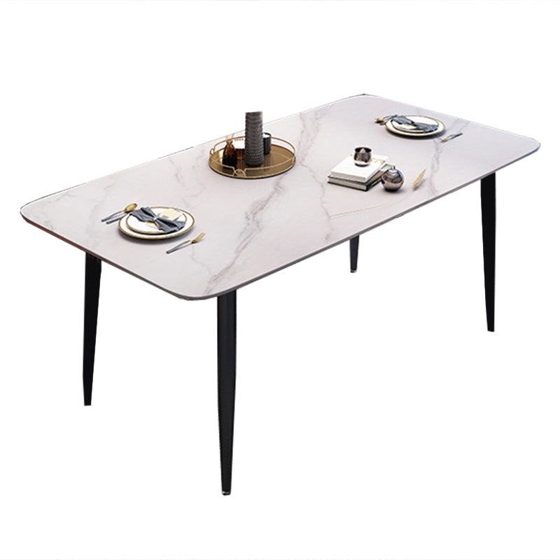 Tavolo da pranzo Simplicity Dining Room Tavolo da pranzo in pietra a 4 gambe