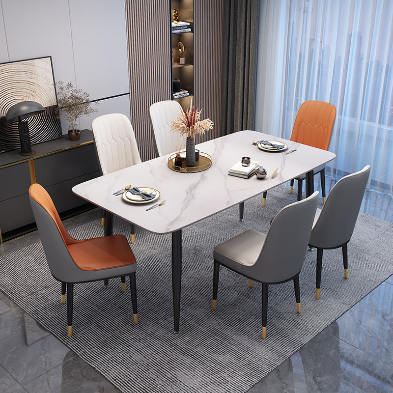 Tavolo da pranzo Simplicity Dining Room Tavolo da pranzo in pietra a 4 gambe