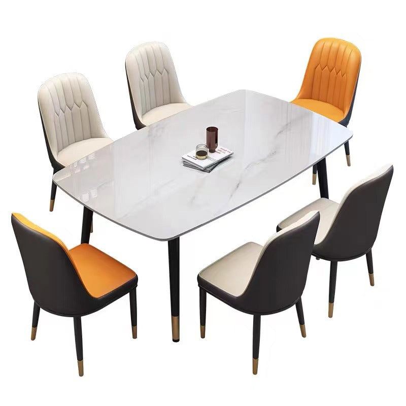 Tavolo da pranzo Simplicity Dining Room Tavolo da pranzo in pietra a 4 gambe