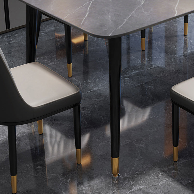 Tavolo da pranzo Simplicity Dining Room Tavolo da pranzo in pietra a 4 gambe