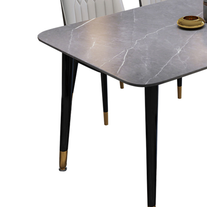 Tavolo da pranzo Simplicity Dining Room Tavolo da pranzo in pietra a 4 gambe