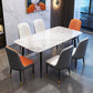 Tavolo da pranzo Simplicity Dining Room Tavolo da pranzo in pietra a 4 gambe