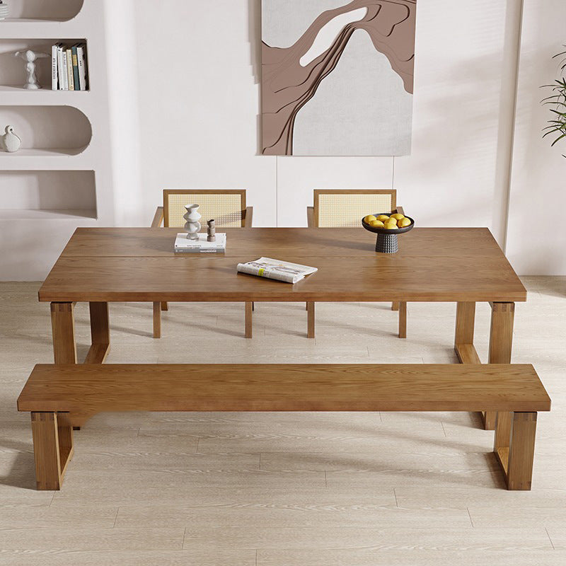 Eetkamer eettafel Massief houten sledebasis Rechthoekige eettafel