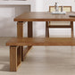 Eetkamer eettafel Massief houten sledebasis Rechthoekige eettafel