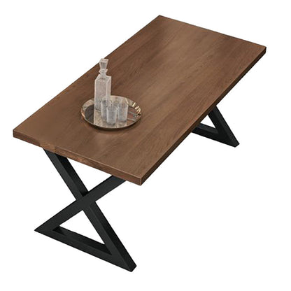 Industrial Dinner Room Dining Table Kitchen Pine Solid Wood Dining Table Without Chairs Clearhalo 'Dining Tables & Seating' 'Dining Tables' 'dining_table' 'furn' 'furn_dining_table' 'Furniture' 'Kitchen & Dining Furniture' 6963970