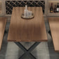 Industrial Dinner Room Dining Table Kitchen Pine Solid Wood Dining Table Clearhalo 'Dining Tables & Seating' 'Dining Tables' 'dining_table' 'furn' 'furn_dining_table' 'Furniture' 'Kitchen & Dining Furniture' 6963972