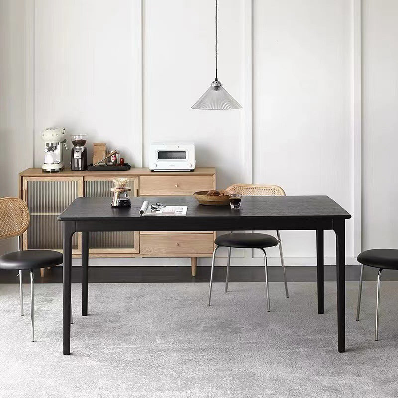 Industrial Dinner Room Dining Table Kitchen 4 Legs Dining Table Clearhalo 'Dining Tables & Seating' 'Dining Tables' 'dining_table' 'furn' 'furn_dining_table' 'Furniture' 'Kitchen & Dining Furniture' 6963982