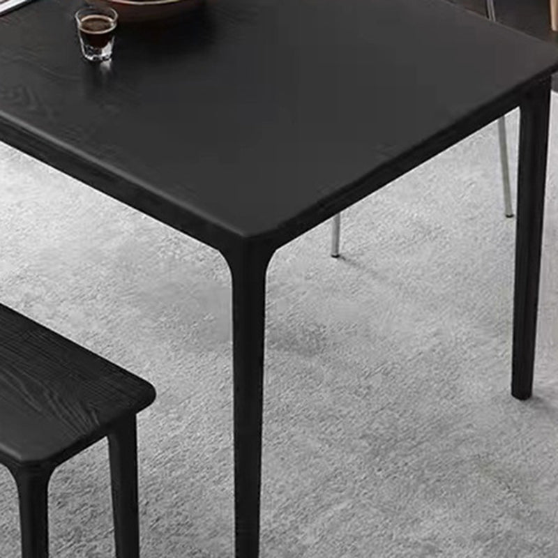 Industrial Dinner Room Dining Table Kitchen 4 Legs Dining Table Clearhalo 'Dining Tables & Seating' 'Dining Tables' 'dining_table' 'furn' 'furn_dining_table' 'Furniture' 'Kitchen & Dining Furniture' 6963987