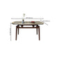 4 Legs Dining Table Sintered Stone Extendable Table for Kitchen Clearhalo 'Dining Tables & Seating' 'Dining Tables' 'dining_table' 'furn' 'furn_dining_table' 'Furniture' 'Kitchen & Dining Furniture' 6964054
