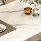 Sintered Stone Top Dining Table Metal Base Table for Dining Room Clearhalo 'Dining Tables & Seating' 'Dining Tables' 'dining_table' 'furn' 'furn_dining_table' 'Furniture' 'Kitchen & Dining Furniture' 6964112
