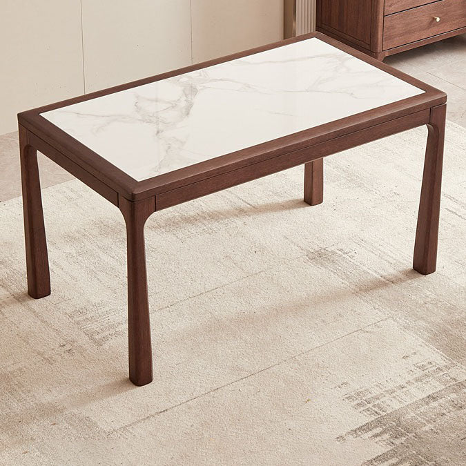 Sintered Stone Top Table Rectangle Dining Table for Dining Room Without Chairs Clearhalo 'Dining Tables & Seating' 'Dining Tables' 'dining_table' 'furn' 'furn_dining_table' 'Furniture' 'Kitchen & Dining Furniture' 6964148