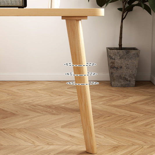 4 Beine Esstisch Massivholz Essmöbel für Esszimmer