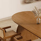 Dining Room Oval Dinner Table Kitchen Solid Wood Dining Table Clearhalo 'Dining Tables & Seating' 'Dining Tables' 'dining_table' 'furn' 'furn_dining_table' 'Furniture' 'Kitchen & Dining Furniture' 6964250
