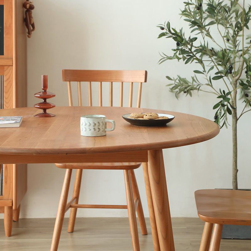 Diner Keukentafel Eetkamer Ronde massief houten eettafel