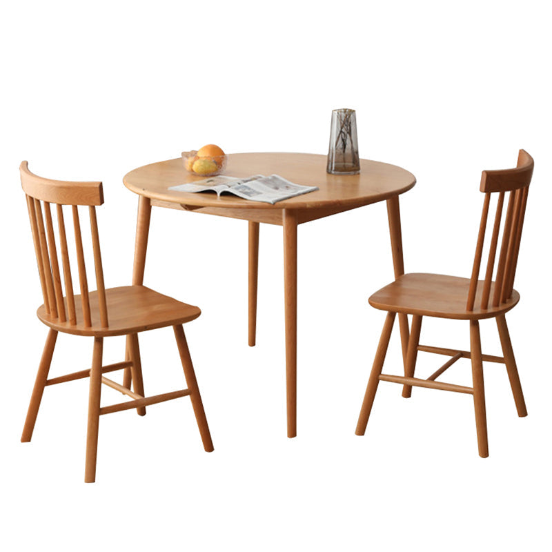 Diner Keukentafel Eetkamer Ronde massief houten eettafel