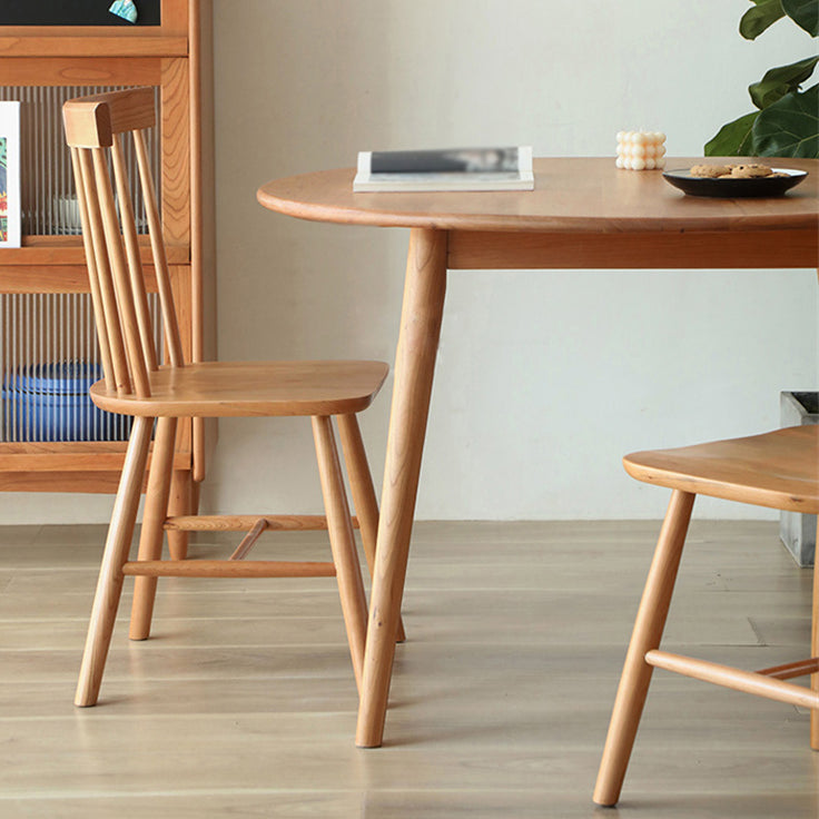 Diner Keukentafel Eetkamer Ronde massief houten eettafel
