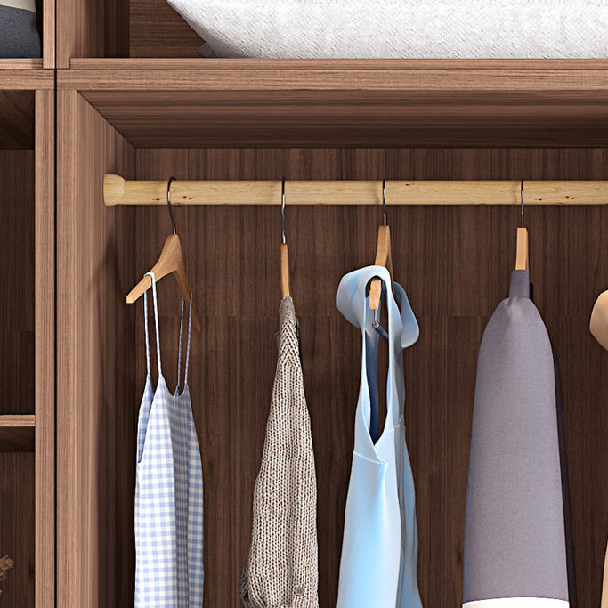 Contemporary Sliding Door Storage Cabinet Bedroom Cabinet with Drawers