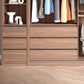 Contemporary Sliding Door Storage Cabinet Bedroom Cabinet with Drawers