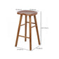 Armless Counter Height Stools Solid Wood Counter and Bar Stool Clearhalo 'Bar Furniture' 'Bar Stools' 'bar_stools' 'furn' 'furn_bar_stools' 'Furniture' 'Kitchen & Dining Furniture' 6967554