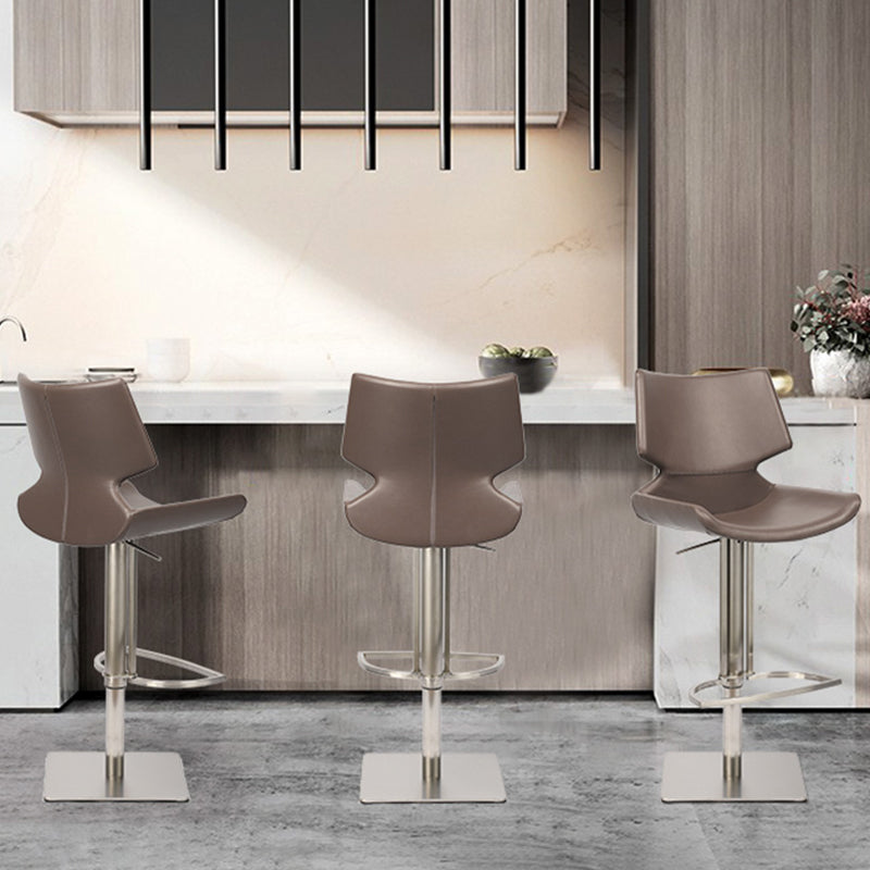Armless Counter Chair Industrial Counter Height Stools for Restaurant Clearhalo 'Bar Furniture' 'Bar Stools' 'bar_stools' 'furn' 'furn_bar_stools' 'Furniture' 'Kitchen & Dining Furniture' 6967616