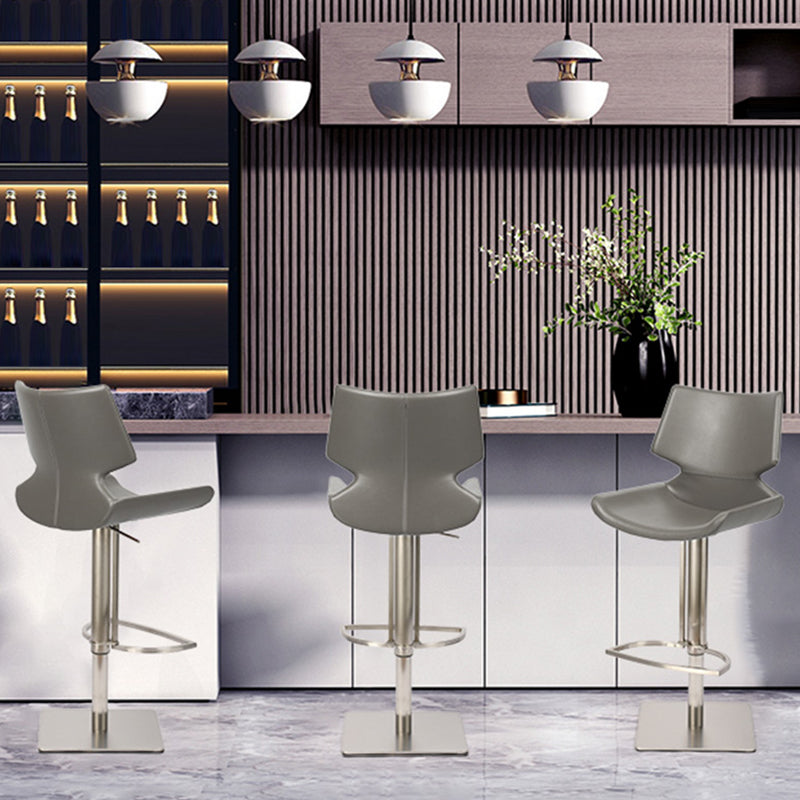 Armless Counter Chair Industrial Counter Height Stools for Restaurant Clearhalo 'Bar Furniture' 'Bar Stools' 'bar_stools' 'furn' 'furn_bar_stools' 'Furniture' 'Kitchen & Dining Furniture' 6967617