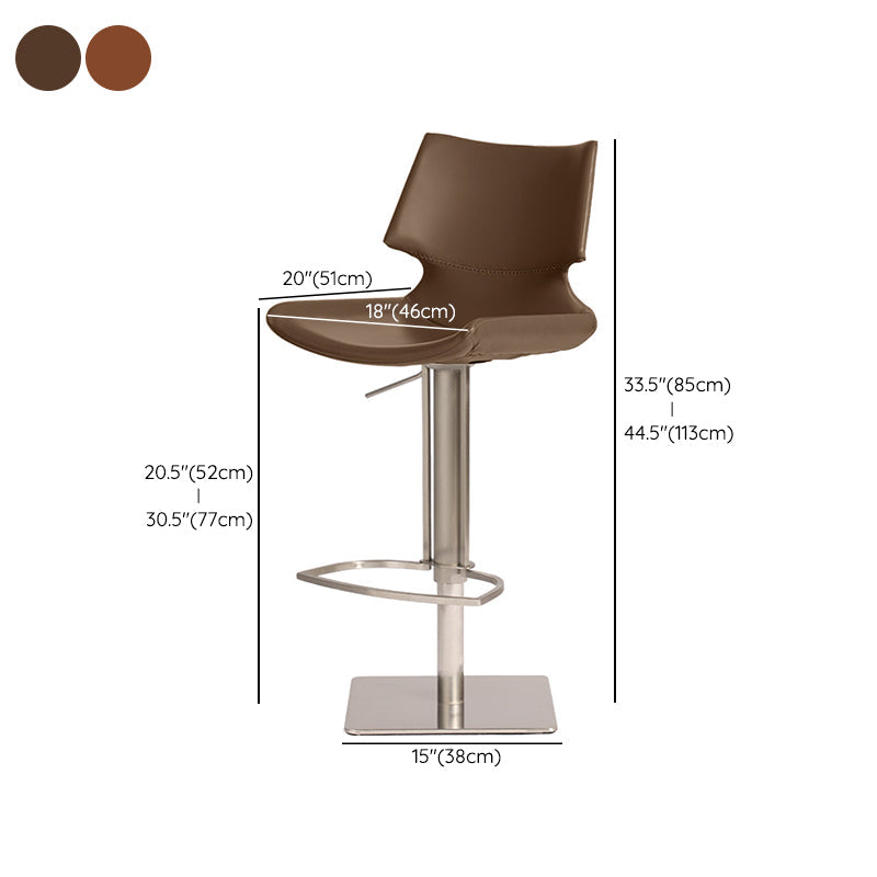 Armless Counter Chair Industrial Counter Height Stools for Restaurant Clearhalo 'Bar Furniture' 'Bar Stools' 'bar_stools' 'furn' 'furn_bar_stools' 'Furniture' 'Kitchen & Dining Furniture' 6967629