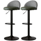 低腰ダイニングスツール調整可能な高さのバースツールクッション付き