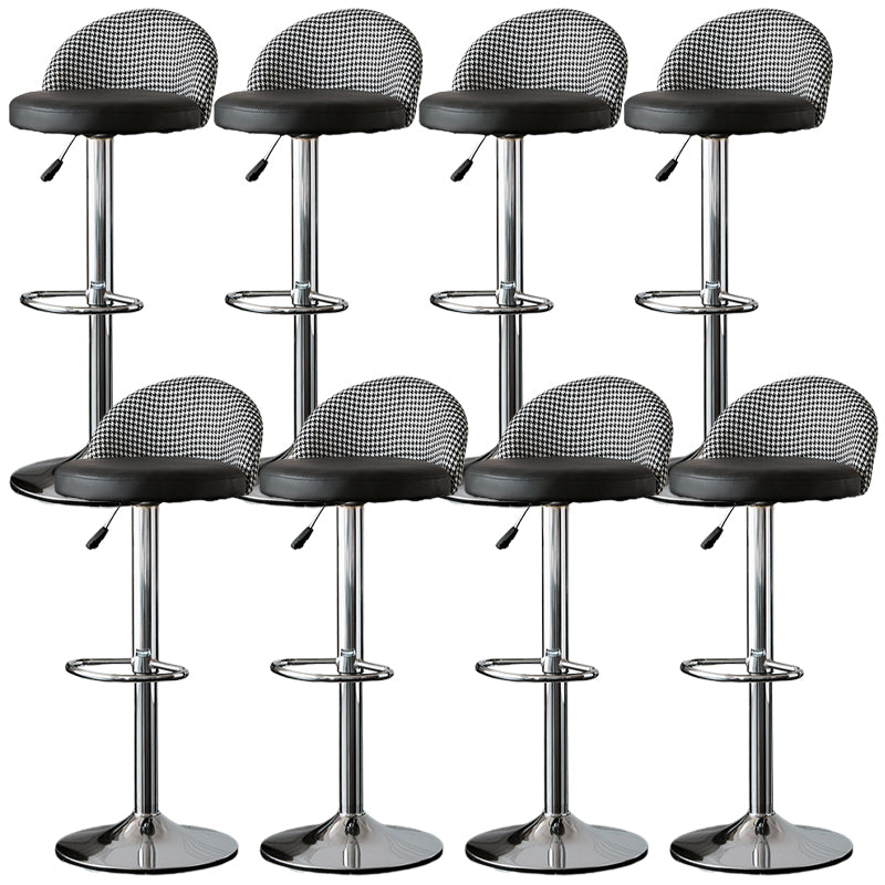 低腰ダイニングスツール調整可能な高さのバースツールクッション付き