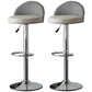 低腰ダイニングスツール調整可能な高さのバースツールクッション付き