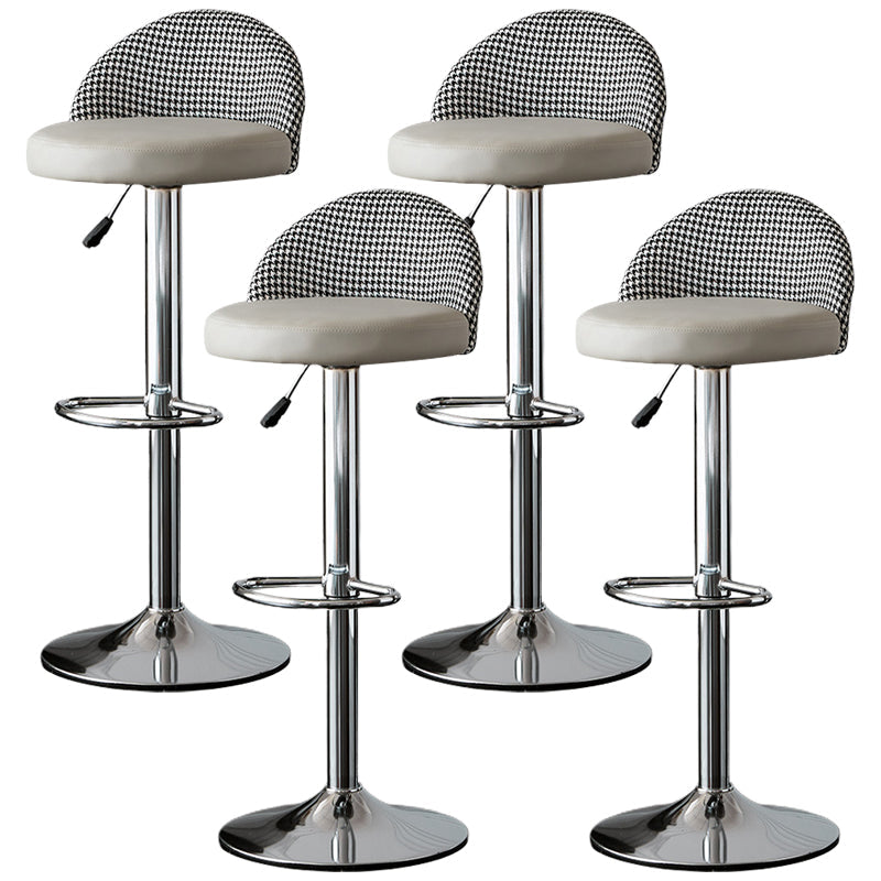 低腰ダイニングスツール調整可能な高さのバースツールクッション付き