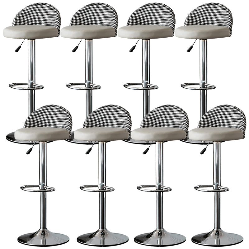 低腰ダイニングスツール調整可能な高さのバースツールクッション付き