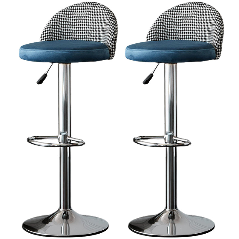 低腰ダイニングスツール調整可能な高さのバースツールクッション付き