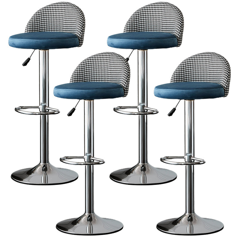 低腰ダイニングスツール調整可能な高さのバースツールクッション付き