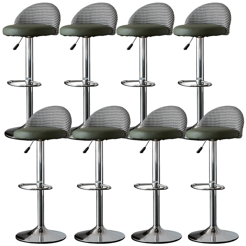 低腰ダイニングスツール調整可能な高さのバースツールクッション付き