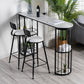 Round Low Back Dining Stools Armless Bar Stools with Metal Base Clearhalo 'Bar Furniture' 'Bar Stools' 'bar_stools' 'furn' 'furn_bar_stools' 'Furniture' 'Kitchen & Dining Furniture' 6967824