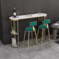 Low Back Dining Stools Industrial Bar Stools with Metal Base