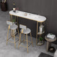 Low Back Dining Stools Industrial Bar Stools with Metal Base